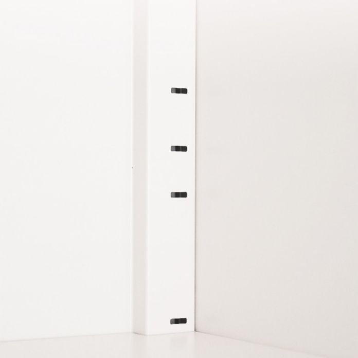 Modern Metal Wardrobe Armoire Freestanding Wardrobe in White Clearhalo 'Armoires & Wardrobes' 'armoires_wardrobes' 'Bedroom Furniture' 'furn' 'furn_armoires_wardrobes' 'Furniture' 1200x1200_a3f03299-78b3-4e69-a334-1e3b14f920c3