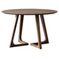 Round Double Base Dining Table Modern Pine Wood Table for Kitchen Clearhalo 'Dining Tables & Seating' 'Dining Tables' 'dining_table' 'furn' 'furn_dining_table' 'Furniture' 'Kitchen & Dining Furniture' 1200x1200_a3f3eeab-184c-4a1e-b6d7-1c0ae2b84423