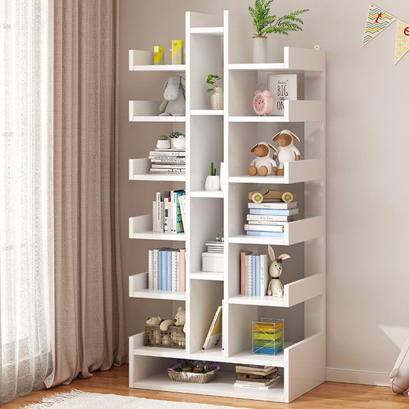 Scandinavian Manufactured Wood Etagere Bookshelf Vertical Open Bookcase for Home Clearhalo 'Bookcases' 'furn' 'furn_bookcases' 'Furniture' 'furniture_bookcases' 'Office Furniture' 1200x1200_a3f48361-788e-4d6d-aa14-b5ecd401ddfe