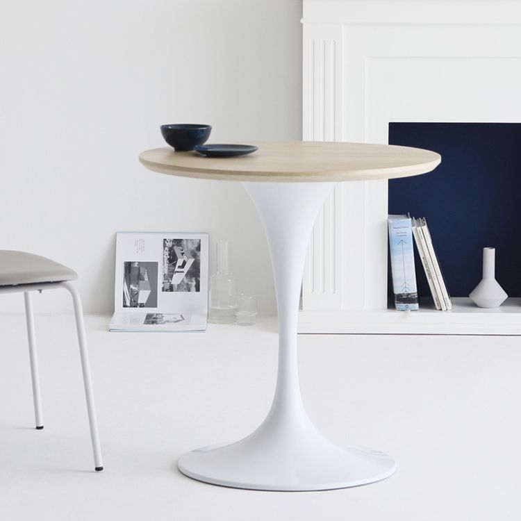 現代的なカジュアルダイニングテーブルラウンドトップディナーテーブルキッチンホーム