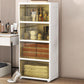 Plastic Contemporary Storage Cabinet Non-Hanging Wardrobe Armoire