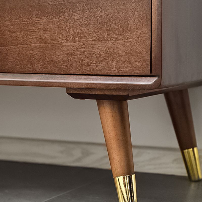 Verticale moderno moderno per la camera da letto per la camera da letto petto in bianco e marrone