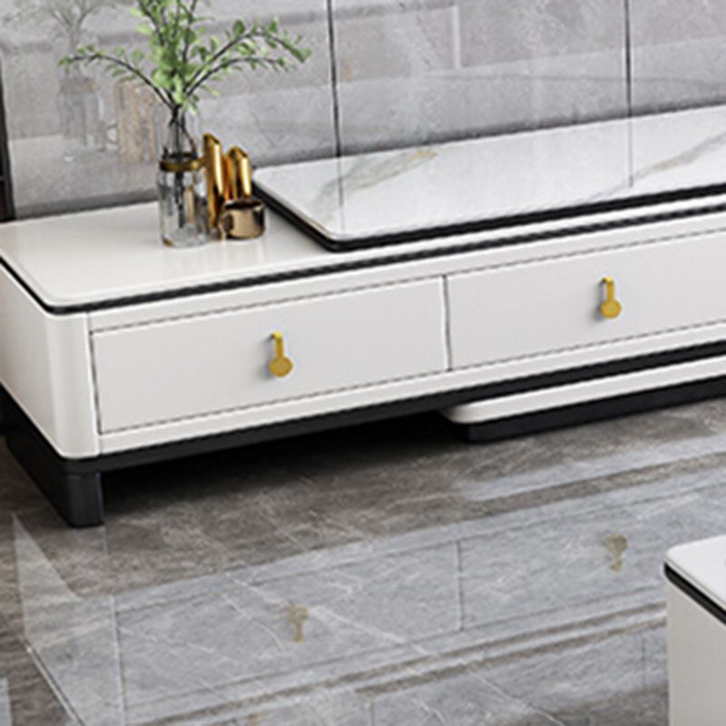 Stone TV Media Console Contemporary Stand Console with Drawers Clearhalo 'furn' 'furn_tv_stands_entertainment_centers' 'Furniture' 'Living Room Furniture' 'TV Stands & Entertainment Centers' 'TV Stands & Media Storage Furniture' 'tv_stands_entertainment_centers' 1200x1200_a3ffa798-a749-4ccd-bc76-891c389bfb63