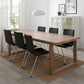 Rectangle Wood Dining Table Modern Pine Table in Brown with Double Pedestal Clearhalo ' dining_table' 'Dining Tables & Seating' 'Dining Tables' 'furn' 'furn_dining_table' 'Furniture' 'furniture_dining_table' 'Kitchen & Dining Furniture' 'kitchen&dining_furn' 'kitchen' 'kitchen_dining_table' 1200x1200_a3ffd492-ef04-4805-81f6-96fd4e87cc62