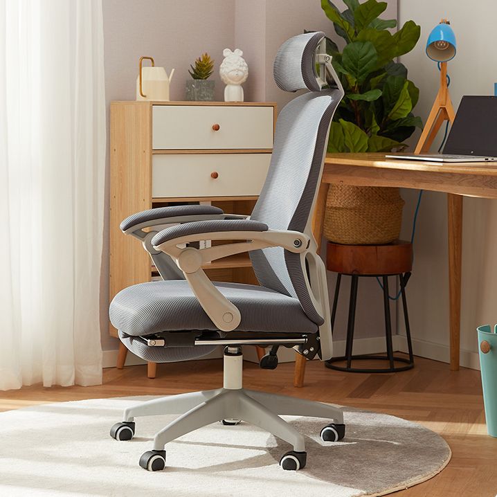 Modern Padded Arms Office Chair No Distressing Ergonomic Slide Chair Clearhalo 'furn' 'furn_office_chair' 'Furniture' 'Office Chairs' 'Office Furniture' 'office_chair' 1200x1200_a40376d2-2f0e-4736-9634-e8c0b0983905