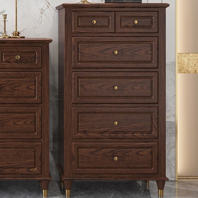 Slaapkamer verticale opbergkist glamour houten borst met laden