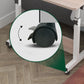Hight Adjustable Standing Desk Converter Folding Desk with Steel Table Leg Clearhalo 'furn' 'furn_office_desk' 'Furniture' 'Office Desks' 'Office Furniture' 'office_desk' 1200x1200_a40fe49e-14f9-43e3-b055-d733385f5561