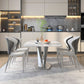 Sintered Stone Home Dining Table Modern Pedestal Base Dining Room Table
