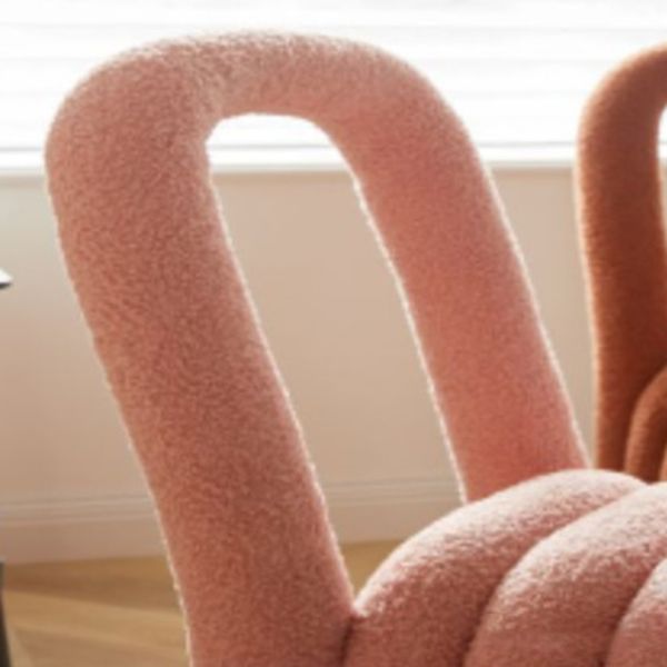 Modern Style Living room Flannel Side Chair Colorful Open Back Dining Chair Clearhalo ' kitchen&dining_furn' 'Dining Chairs' 'Dining Tables & Seating' 'dining_chair' 'furn' 'furn_dining_chair' 'Furniture' 'furniture_dining_chair' 'Kitchen & Dining Furniture' 'kitchen' 1200x1200_a411e962-391c-45f5-9f66-5e52c0b6b199