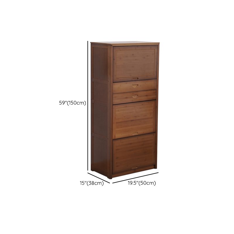 Cómoda de almacenamiento tradicional americana, cómoda de madera para el hogar