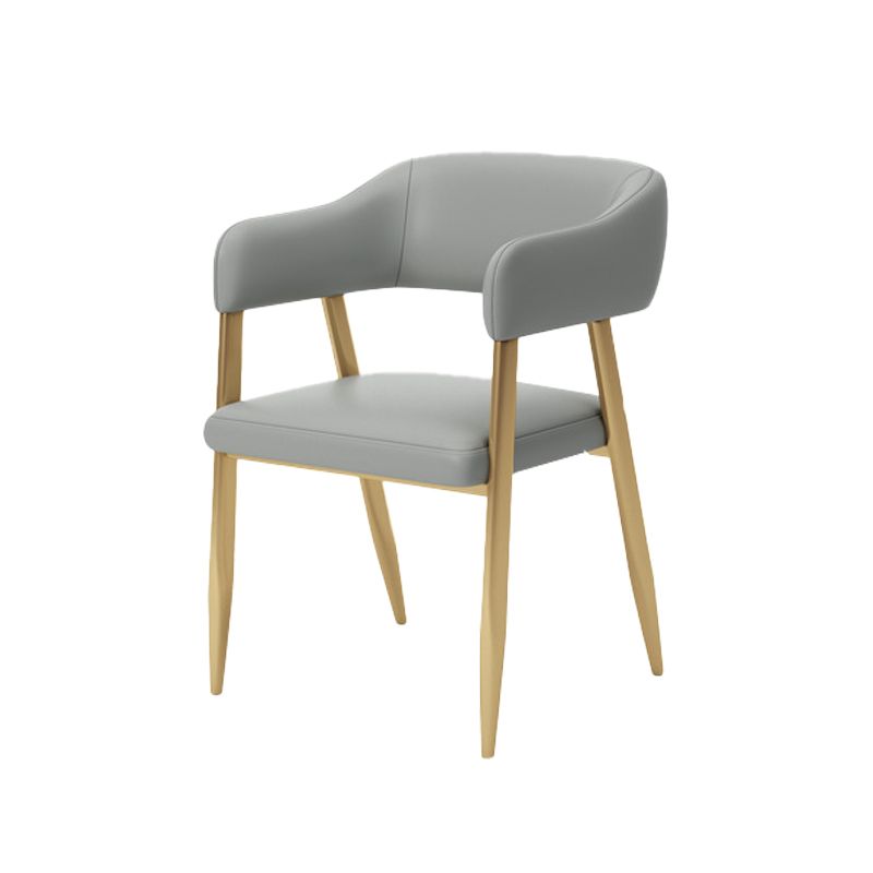 Glam Metal Kitchen Dining fauteuils Open achterste zijstoelen