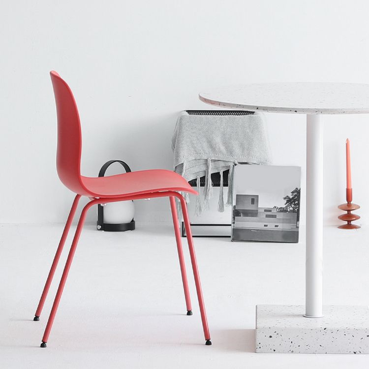 Modern Dining Armless Chair Plastic Dining Chair for Restaurant Use Clearhalo ' kitchen&dining_furn' 'Dining Chairs' 'Dining Tables & Seating' 'dining_chair' 'furn' 'furn_dining_chair' 'Furniture' 'furniture_dining_chair' 'Kitchen & Dining Furniture' 'kitchen' 1200x1200_a4136bcf-e54a-419f-9ba8-8d302e0a6f9e