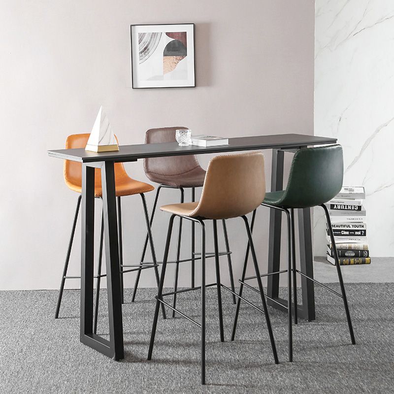 Indoor Faux Leather Bar Stool Modern Bucket Arm-less Low Back Counter Chair Clearhalo 'Bar Furniture' 'Bar Stools' 'bar_stools' 'furn' 'furn_bar_stools' 'furniture_bar_stools' 'Kitchen & Dining Furniture' 'kitchen&dining_furn' 'kitchen' 'kitchen_furn' Furniture' 1200x1200_a4136e45-76ba-4622-9349-4b338337906e