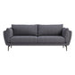 Velvet Pillow Top Arm Settee with Loose Back for Living Room and Apartment Clearhalo 'furn' 'furn_sofas' 'Furniture' 'furniture_sofas' 'kitchen' 'kitchen_sofas' 'Living Room Furniture' 'Sofa' 'sofas' 1200x1200_a41561e2-6955-4e5a-8fb6-a42629e5d6bb