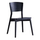Industrial Style Solid Wood Side Chair Black Open Back Dining Side Chair Clearhalo ' kitchen&dining_furn' 'Dining Chairs' 'Dining Tables & Seating' 'dining_chair' 'furn' 'furn_dining_chair' 'Furniture' 'furniture_dining_chair' 'Kitchen & Dining Furniture' 'kitchen' 1200x1200_a418313e-bd6e-41d5-bedc-1e409786d6c0