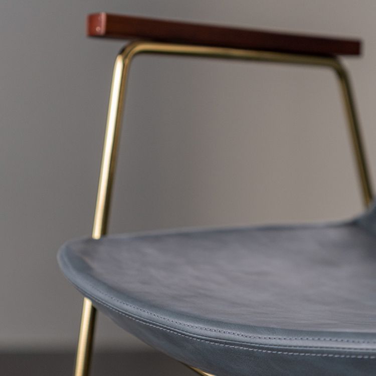 Scandinavian Design Solid Back Dining Side Chair Leather Dining Side Chair Clearhalo ' kitchen&dining_furn' 'Dining Chairs' 'Dining Tables & Seating' 'dining_chair' 'furn' 'furn_dining_chair' 'Furniture' 'furniture_dining_chair' 'Kitchen & Dining Furniture' 'kitchen' 1200x1200_a4198c02-47c2-4af5-818e-de4b7e308150