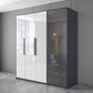 Hinged Wardrobe Armoire Modern Wooden Wardrobe Closet for Home