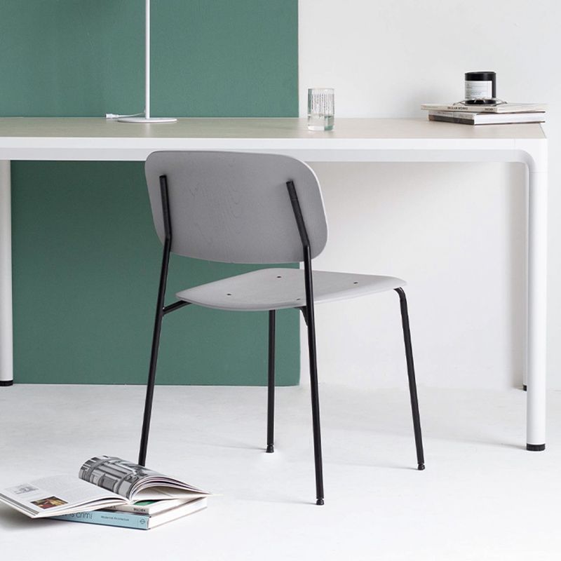 Industrial Style Metal Chair Dining Open Back Armless Chairs for Kitchen Clearhalo 'Dining Chairs' 'Dining Tables & Seating' 'dining_chair' 'furn' 'furn_dining_chair' 'Furniture' 'furniture_dining_chair' 'Kitchen & Dining Furniture' 1200x1200_a41c3a16-812a-4faa-ae38-78e7fd42d8bd