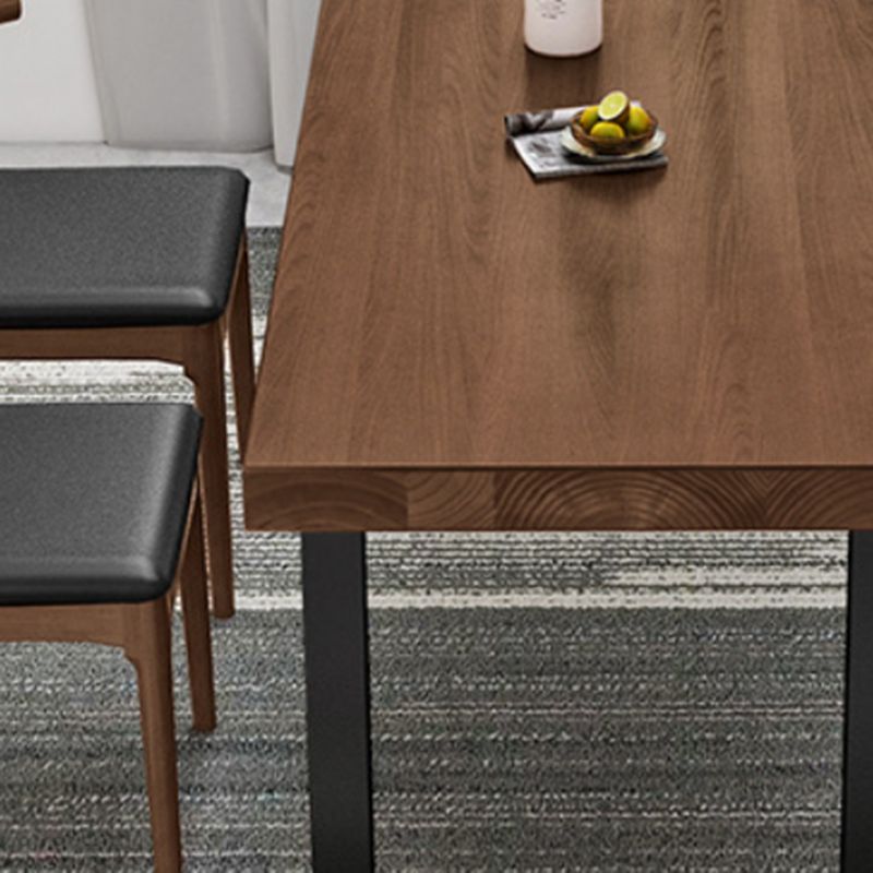 Modern 1/4/5/7 Pieces Dining Set Pine Wood Rectangle Dining Table for Kitchen Clearhalo 'Dining Room Sets' 'Dining Tables & Seating' 'dining_room_set' 'furn' 'furn_dining_room_set' 'Furniture' 'Kitchen & Dining Furniture' 1200x1200_a41ee62d-17d4-4489-8adb-12c067fb4631