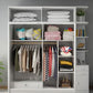 Modern Storage Cabinet with Sliding Doors Manufactured Wood White Cabinet for Bedroom