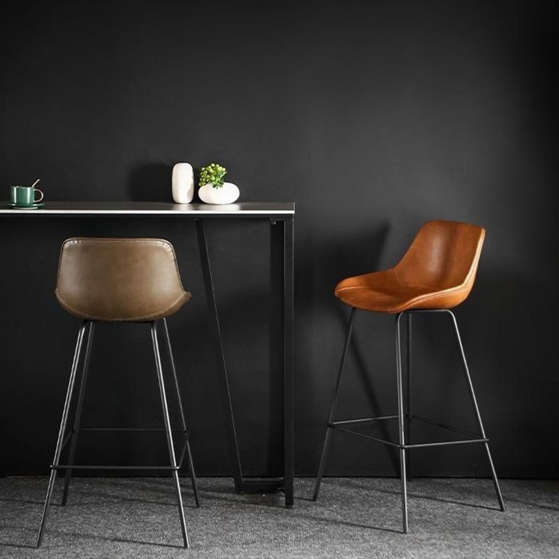 Mesa rectangular contemporánea con altura de barra, mesa de comedor interior de hierro y piedra