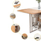 Artificial Wooden Top Foldable Table Extendable Rectangle Table with Trestle Base Clearhalo ' dining_table' 'Dining Tables & Seating' 'Dining Tables' 'furn' 'furn_dining_table' 'Furniture' 'furniture_dining_table' 'Kitchen & Dining Furniture' 'kitchen&dining_furn' 'kitchen' 'kitchen_dining_table' 1200x1200_a42231ff-5bf6-42e1-8d6b-529a2cda8428