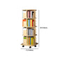 Modern Wood Bookcase Natural 17.3" W Engineered Wood Book Shelf for Home Office