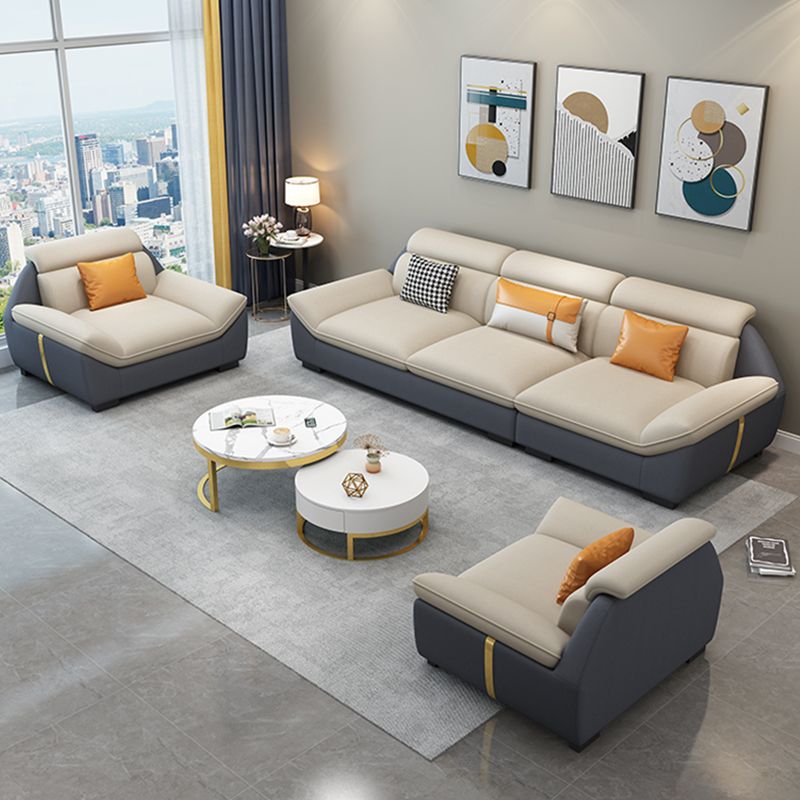 Divano in pelle finta del Nord Europa cucito cuscino per cuscini con cuscini