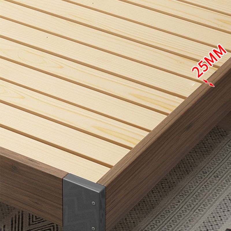 Modern Panel Wood Standard Bed with Rectangular Headboard for Bedroom Clearhalo 'Bedroom Furniture' 'Beds' 'furn' 'furn_beds' 'Furniture' 1200x1200_a4233cbf-d38f-478c-9bfe-cc7f503b8e6a