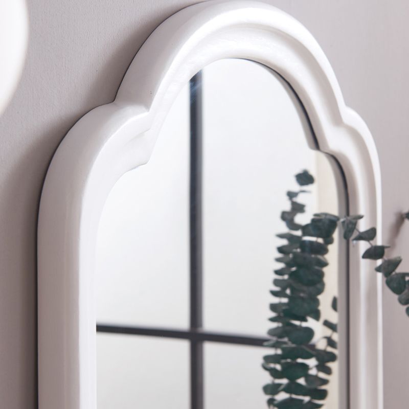 29,9 "hoher 2-DRAWER-Vanity Make-up-Tisch Set Victorian Wood Dresser in Weiß