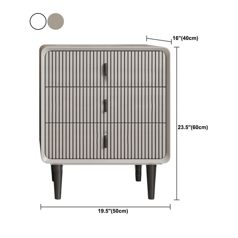 Eigentijdse houten opbergkist 16 "met verticale borst met laden