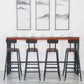 Modern Style Metal Bar Stool with Footrest and Low Back Bistro Simple Bar Stool Clearhalo 'Bar Furniture' 'Bar Stools' 'bar_stools' 'furn' 'furn_bar_stools' 'furniture_bar_stools' 'Kitchen & Dining Furniture' 'kitchen&dining_furn' 'kitchen' 'kitchen_furn' Furniture' 1200x1200_a42b2540-6ab8-43c3-9d84-17af2675f909