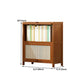 12.5 "W Bamboo boekenplank Moderne gesloten opslag boekenkast voor thuiskantoor