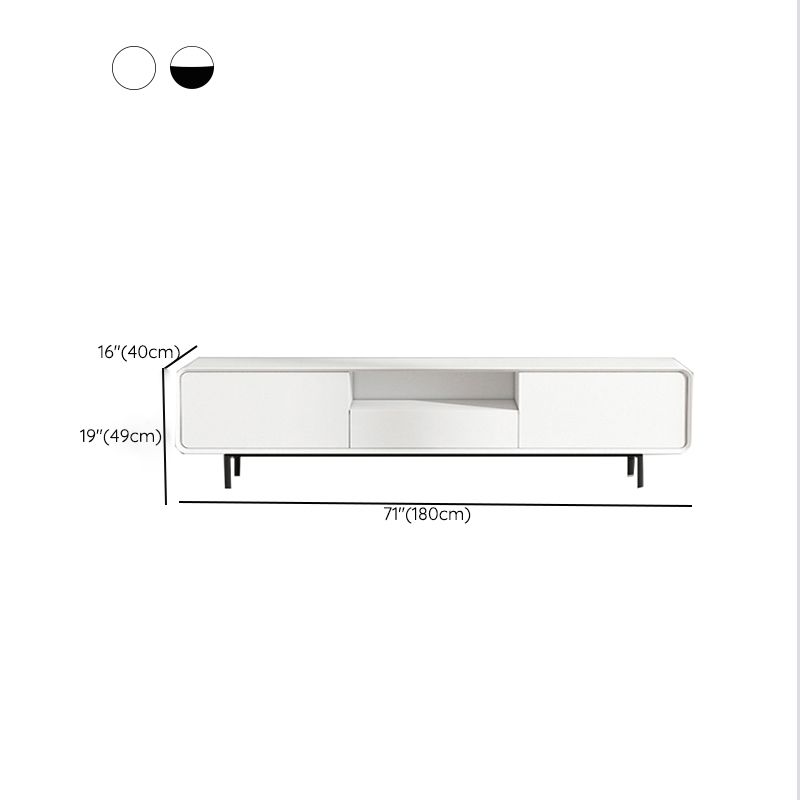 Stone TV Media Console moderno soporte multimedia para TV para sala de estar