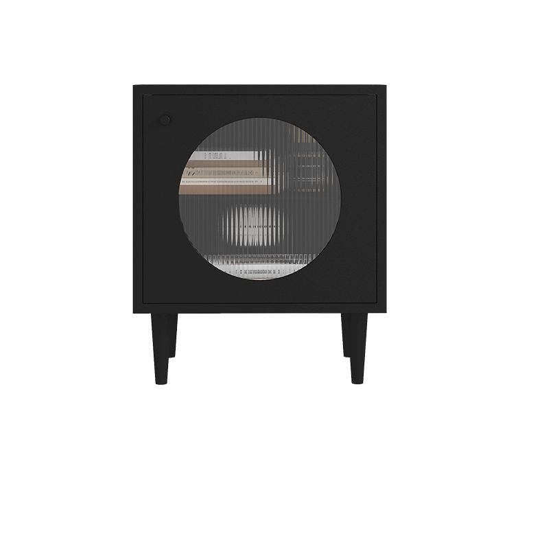 Comodino da tavola di metallo contemporaneo 1 mobile da comodino