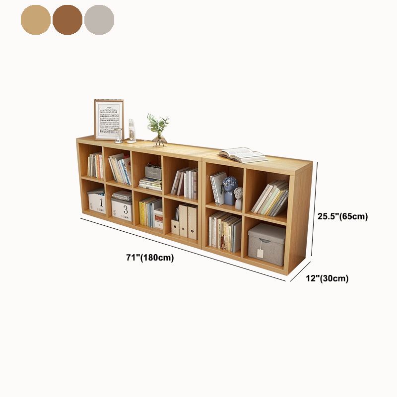 11.8 "H Bibliothèque en bois solide de style contemporain Cube pour la maison