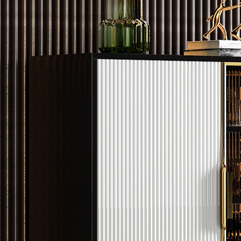 Contemporary Stone Sideboard Dining Room Adjustable Shelves Sideboard Clearhalo 'buffet_sideboard' 'Buffets & Sideboards' 'furn' 'furn_buffet_sideboard' 'Furniture' 'furniture_buffet_sideboard' 'Kitchen & Dining Furniture' 1200x1200_a42fbc46-1264-4bbc-b8ea-e6f89126d3f0