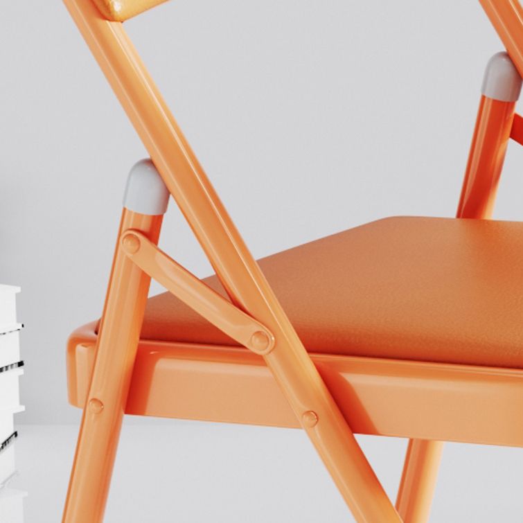 Matte Finish Upholstered Folding Side Chair Contemporary Open Back Dining Chair Clearhalo ' kitchen&dining_furn' 'Dining Chairs' 'Dining Tables & Seating' 'dining_chair' 'furn' 'furn_dining_chair' 'Furniture' 'furniture_dining_chair' 'Kitchen & Dining Furniture' 'kitchen' 1200x1200_a4301792-a55a-4f5d-86d5-0a985c26c7f4