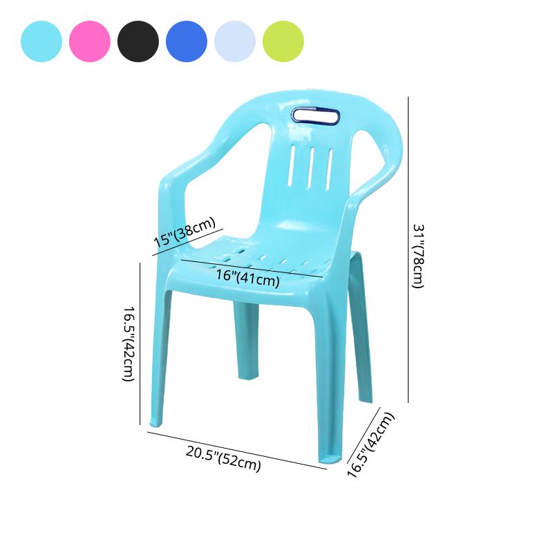 Modern Plastic Dining Arm Chairs Home Stackable Slat Back Dining Armchairs Clearhalo ' kitchen&dining_furn' 'Dining Chairs' 'Dining Tables & Seating' 'dining_chair' 'furn' 'furn_dining_chair' 'Furniture' 'furniture_dining_chair' 'Kitchen & Dining Furniture' 'kitchen' 1200x1200_a433c835-61b3-4737-89ec-456c6fdbe477