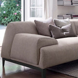 Sofá de brazo empotrado en la espalda para apartamento y sala de estar, 86.61 "L