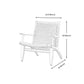 25.59" L x 31.88" W x 25.98" H Brown/Nautral Woven Accent Chair Solid Wood Lounge Chair Clearhalo 'Accent Chairs' 'accent_chairs' 'Chairs & Seating' 'furn' 'furn_accent_chairs' 'Furniture' 'furniture_accent_chairs' 'Living Room Furniture' 1200x1200_a43582a9-de6c-443b-838f-3cca7bdfde3e