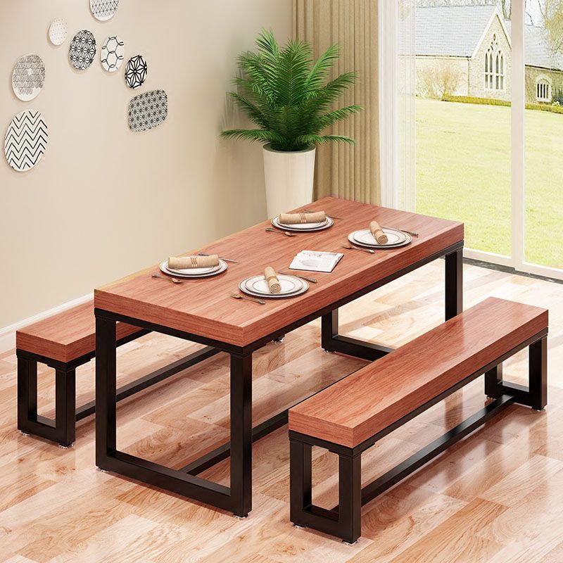 Rectangle Seating Bench Solid Wood Color Bench , 11.7 Inch Width Clearhalo 'Benches' 'Chairs & Seating' 'furn' 'furn_benches' 'Furniture' 'Living Room Furniture' 1200x1200_a437903d-730e-4584-8461-48552945db5a