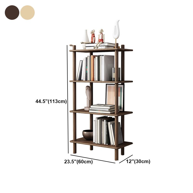 Rubber Wood Etagere Bookshelf Contemporary Open Bookshelf for Home Clearhalo 'Bookcases' 'furn' 'furn_bookcases' 'Furniture' 'furniture_bookcases' 'kitchen' 'kitchen_bookcases' 'Living Room Furniture' 'Office Furniture' 1200x1200_a437dc75-85cb-4f4e-afe5-af8bf2c202b5