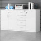 Modern File Cabinet White Wooden Frame Storage Lateral File Cabinet Clearhalo 'Filing Cabinets' 'filling_cabinets' 'furn' 'furn_filling_cabinets' 'Furniture' 'Office Furniture' 1200x1200_a4384b03-b721-47ff-9432-21a553f19d09