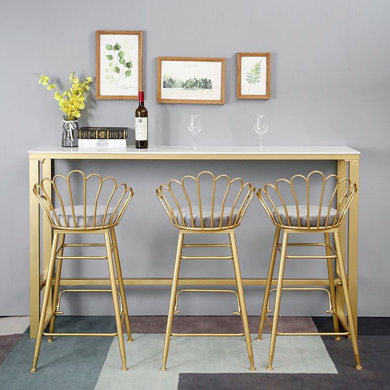 Glam Style Rectangle Bar Set 1/7 Pieces Stone Pub Dining Set for Dining Room Clearhalo 'Bar Furniture' 'furn' 'furn_home_bar_bar_sets' 'Furniture' 'Home Bars & Bar Sets' 'home_bar_bar_sets' 'Kitchen & Dining Furniture' 1200x1200_a43959a2-f1cf-4fc8-8118-bbcb8c38c343