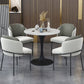 Round Pedestal Base Dining Table Modern Stone Table for Milk Tea Shop Clearhalo 'Dining Tables & Seating' 'Dining Tables' 'dining_table' 'furn' 'furn_dining_table' 'Furniture' 'Kitchen & Dining Furniture' 1200x1200_a43a3a72-bf42-4a5f-b2cc-8e8692e3053d
