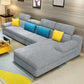 Contemporary Sofa L-Shape Sectional with Square Arm for Living Room Clearhalo 'Furniture' 'furniture_sectionals' 'Living Room Furniture' 'Sectionals' 1200x1200_a43a90ba-4b76-4f2a-90d6-3ce30ea7620b