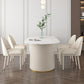 Metal Traditional Luxury Freeform Table Sintered Stone Table with Double Pedestal Clearhalo ' dining_table' 'Dining Tables & Seating' 'Dining Tables' 'furn' 'furn_dining_table' 'Furniture' 'furniture_dining_table' 'Kitchen & Dining Furniture' 'kitchen&dining_furn' 'kitchen' 'kitchen_dining_table' 1200x1200_a43f0f34-22ee-44db-aef3-2a8ae2f7c6ba