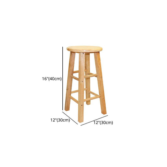 木製のシートとペダル付きのモダンなアームレスバックレススツールスツールの木製レジズバースツール