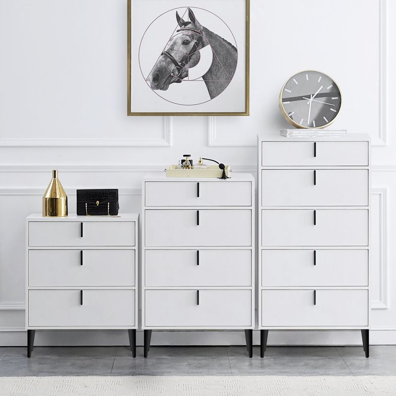 Commode contemporaine de 13,65 pouces de largeur avec 3/4/5 tiroirs